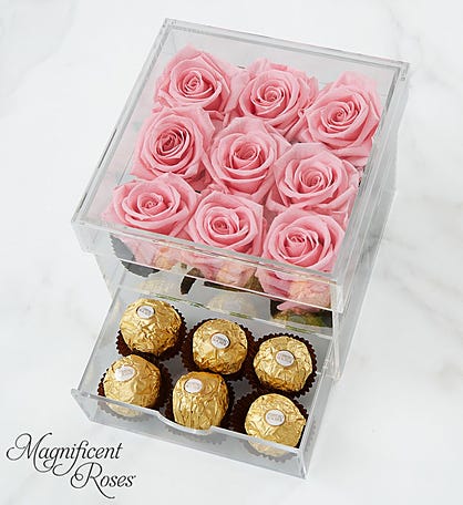 Magnificent Roses® Preserved with Ferrero Rocher®